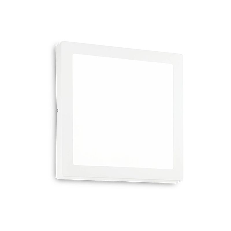 Foto van Moderne witte wandlamp - ideal lux universal - led - aluminium