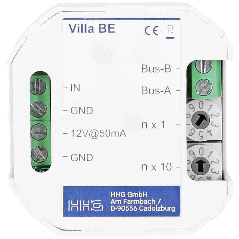 Foto van Hhg villa be bus-aansluitmodule voor deurintercom (accessoire) wit