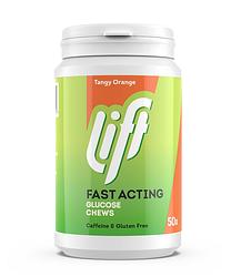 Foto van Lift fast acting glucose kauwtabletten - sinaasappel