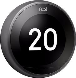 Foto van Google nest learning thermostat v3 premium zwart