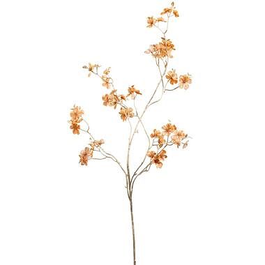 Foto van Kunstbloem blossom spray - koraal - 87 cm - leen bakker