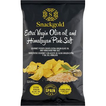 Foto van Snackgold extra virgin olive oil and himalayan pink salt 125g bij jumbo