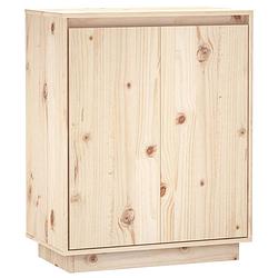 Foto van Vidaxl dressoir 60x34x75 cm massief grenenhout