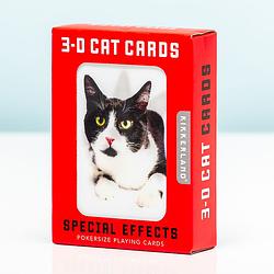 Foto van 3d speelkaarten - katten