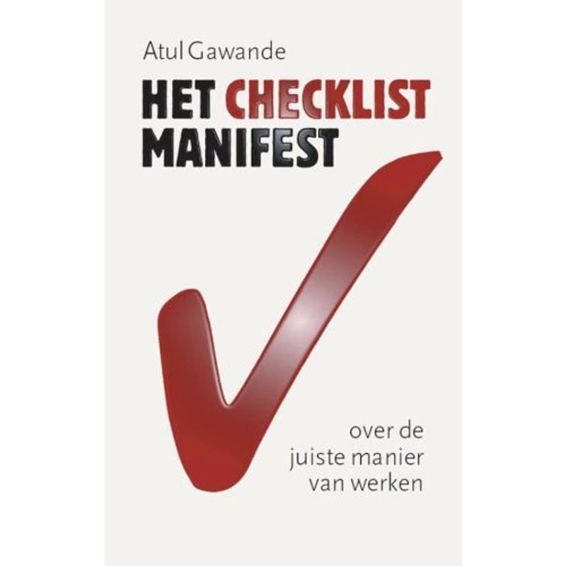 Foto van Het checklist-manifest