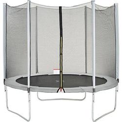 Foto van Trampoline maxi eco 250 cm grijs - met net