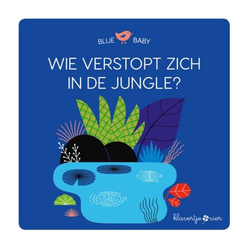 Foto van Blije baby: wie verstopt zich in de jungle?