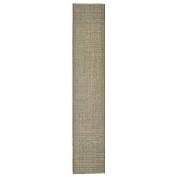 Foto van The living store sisal vloerkleed - 66 x 350 cm - taupe - 100% sisal