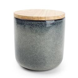 Foto van Salt & pepper voorraadpot meridian groen/blauw - ø 12 cm / 910 ml