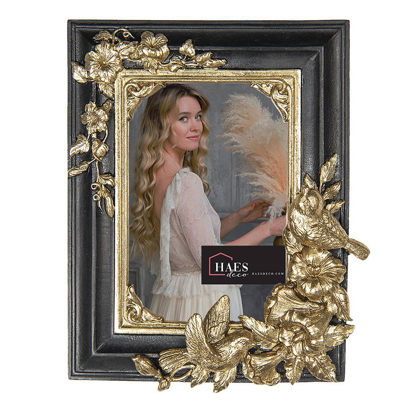 Foto van Haes deco - fotolijst 10x15 goudkleurig, formaat 17x3x21 cm - dramatic chic