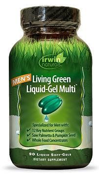 Foto van Irwin naturals mens multi liquid soft gel capsules