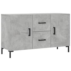 Foto van Infiori dressoir 100x36x60 cm bewerkt hout betongrijs