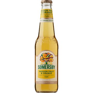 Foto van Somersby passion fruit & orange flavoured cider 33cl bij jumbo