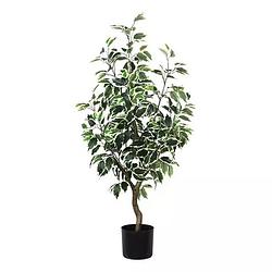 Foto van Ficus bonsai lichtgroen 60 cm kunstplant
