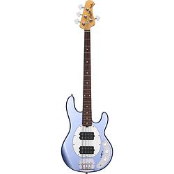 Foto van Sterling by music man stingray ray4 hh lake blue metallic elektrische basgitaar