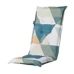 Foto van Madison - tuinkussens hoge rug triangle green - 123x50 - groen