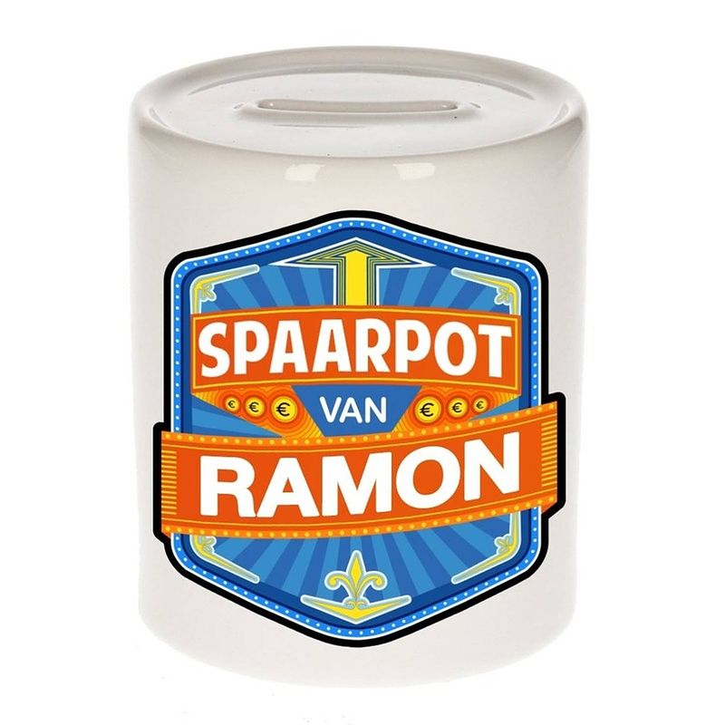 Foto van Kinder spaarpot voor ramon - spaarpotten