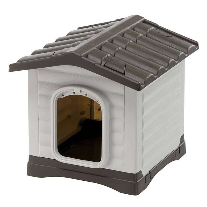 Foto van Ferplast hondenhok dogvilla 50 43x48x44 cm grijs