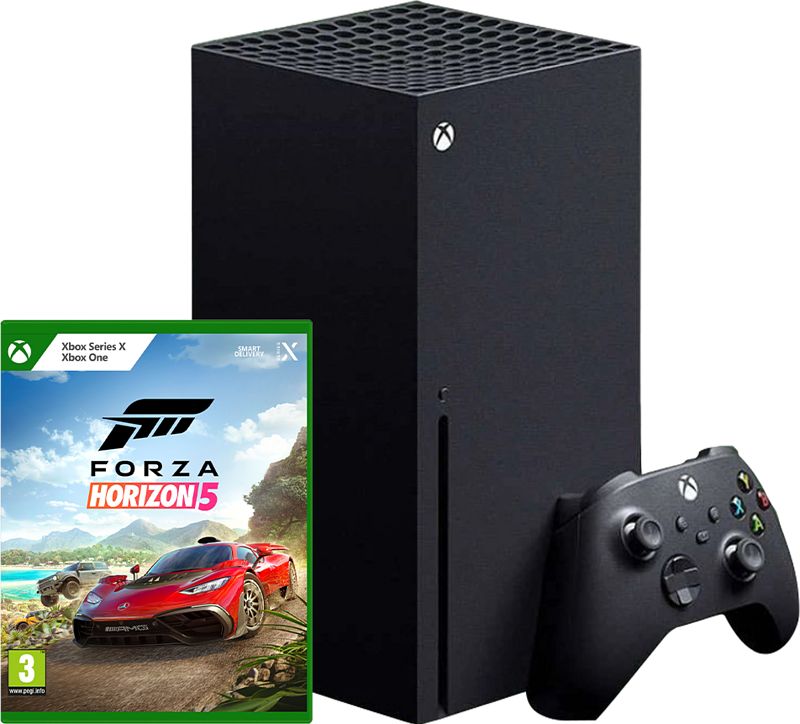 Foto van Xbox series x + forza horizon 5