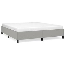 Foto van The living store bedframe - geniet van een goede nachtrust - bedframes - afmeting- 203 x 163 x 35 cm - kleur-