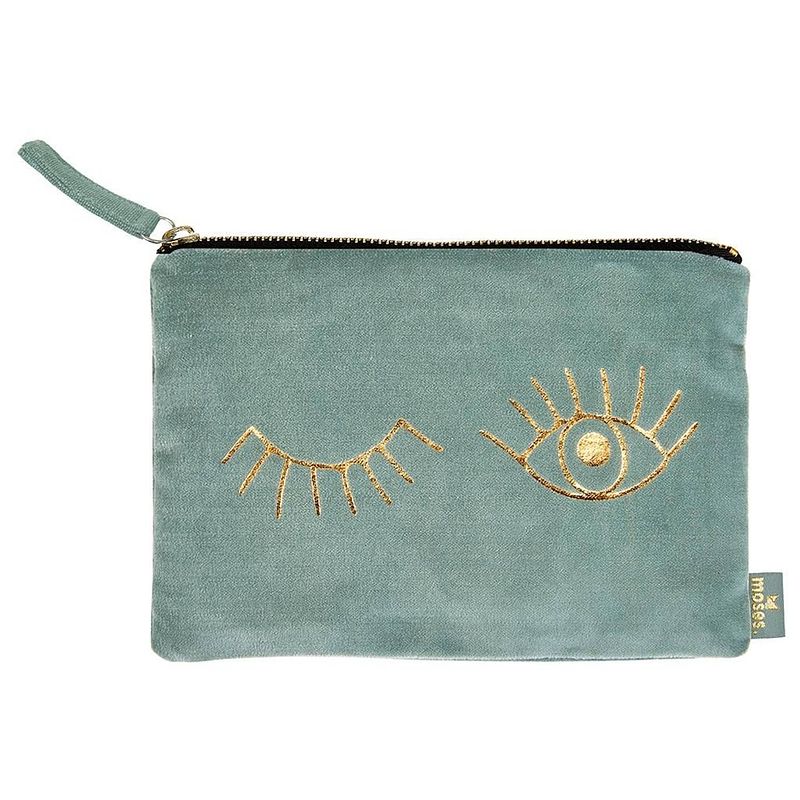 Foto van Moses etui eyes fluweel 22 cm groen