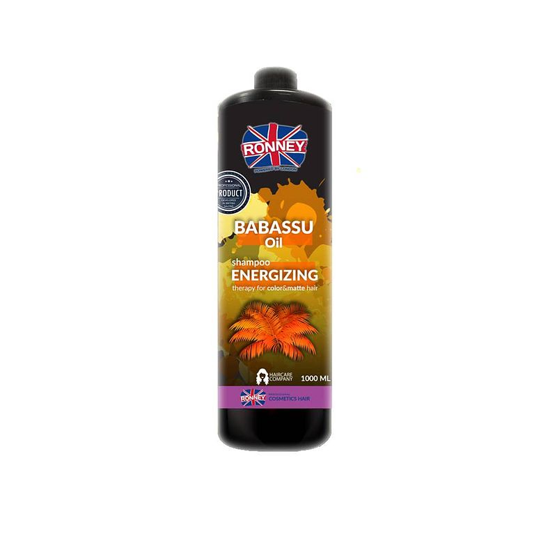 Foto van Babassu oil professional shampoo energizing energizing shampoo voor gekleurd haar 1000ml