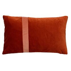 Foto van Dutch decor pippa - kussenhoes velvet potters clay 30x50 cm - oranje - oranje