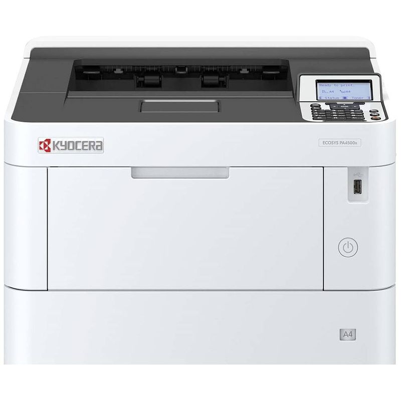 Foto van Kyocera pa4500x laserprinter (zwart/wit) a4 12 pag./min. 1200 x 1200 dpi duplex, lan, usb