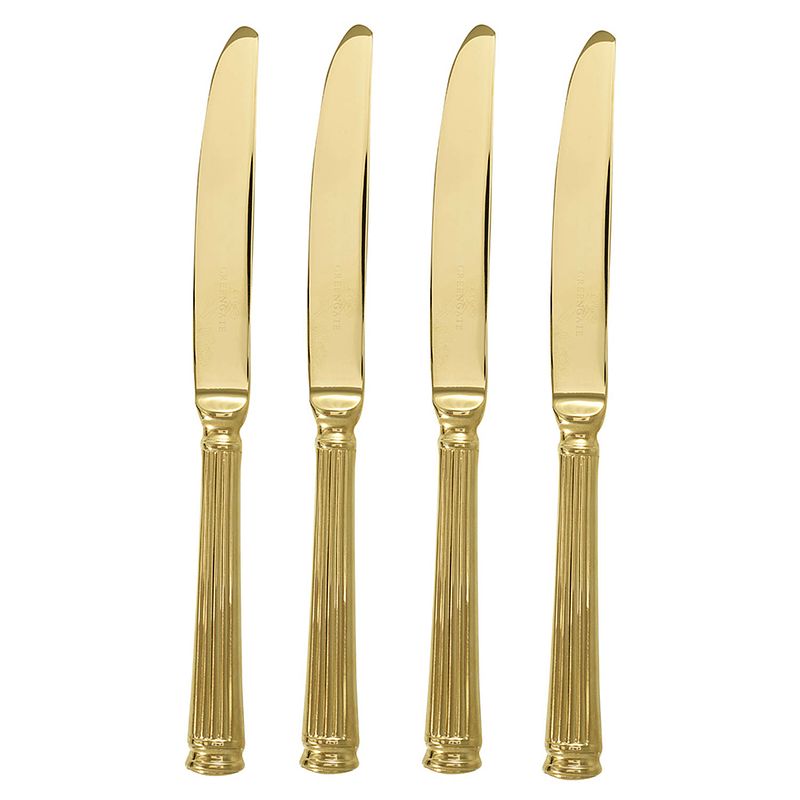 Foto van Greengate dessert mes goud (set van 4 stuks) - l 19cm