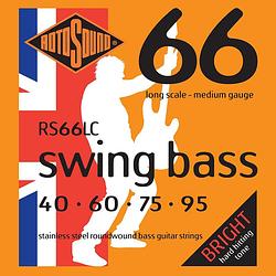 Foto van Rotosound 66lc swing bass 66 set basgitaarsnaren 40 - 95