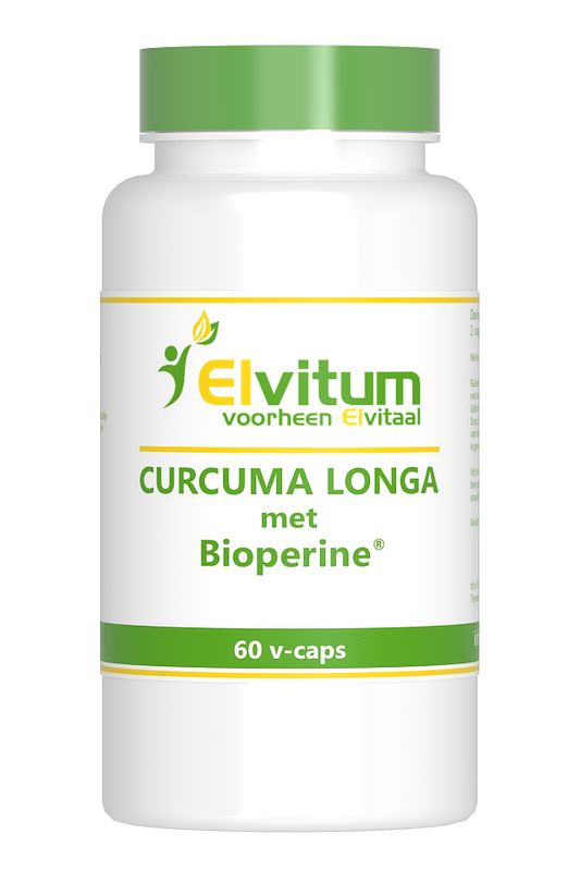 Foto van Elvitum curcuma longa + bioperine vegicaps