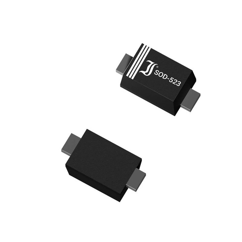 Foto van Diotec zenerdiode mm5z4v7 behuizingssoort (halfgeleider) sod-523 zenerspanning 4.70 v vermogen (max.) p(tot) 0.3 w blokkeerspanning u(r) 2 v