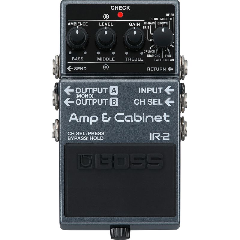 Foto van Boss ir-2 amp & cabinet gitaarversterker simulator & impulse response loader