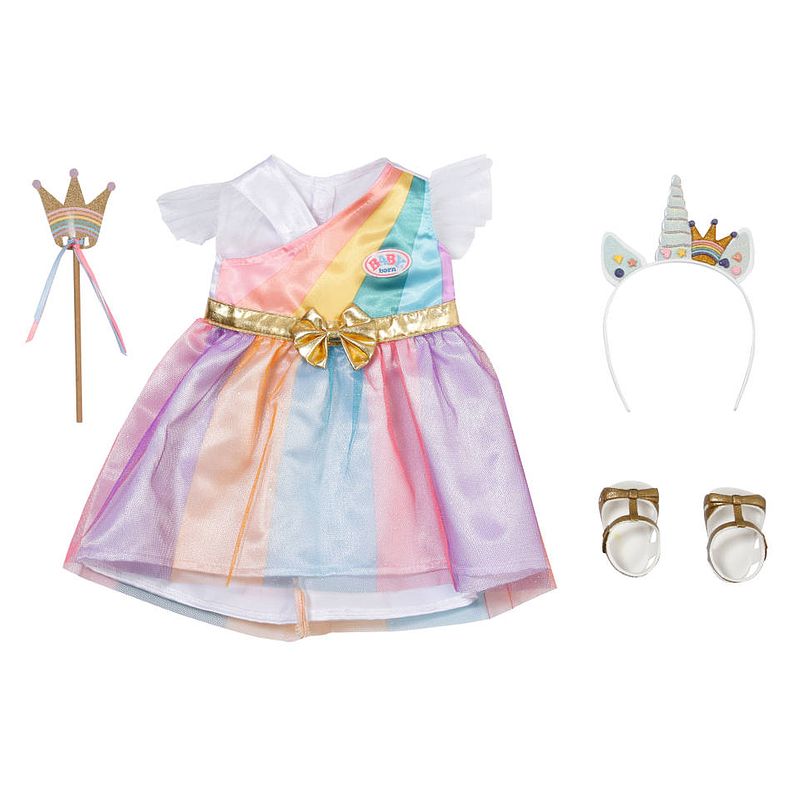 Foto van Baby born fantasy deluxe princess poppenjurk