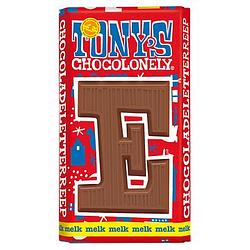 Foto van Tony'ss chocolonely e chocoladeletterreep 180g bij jumbo