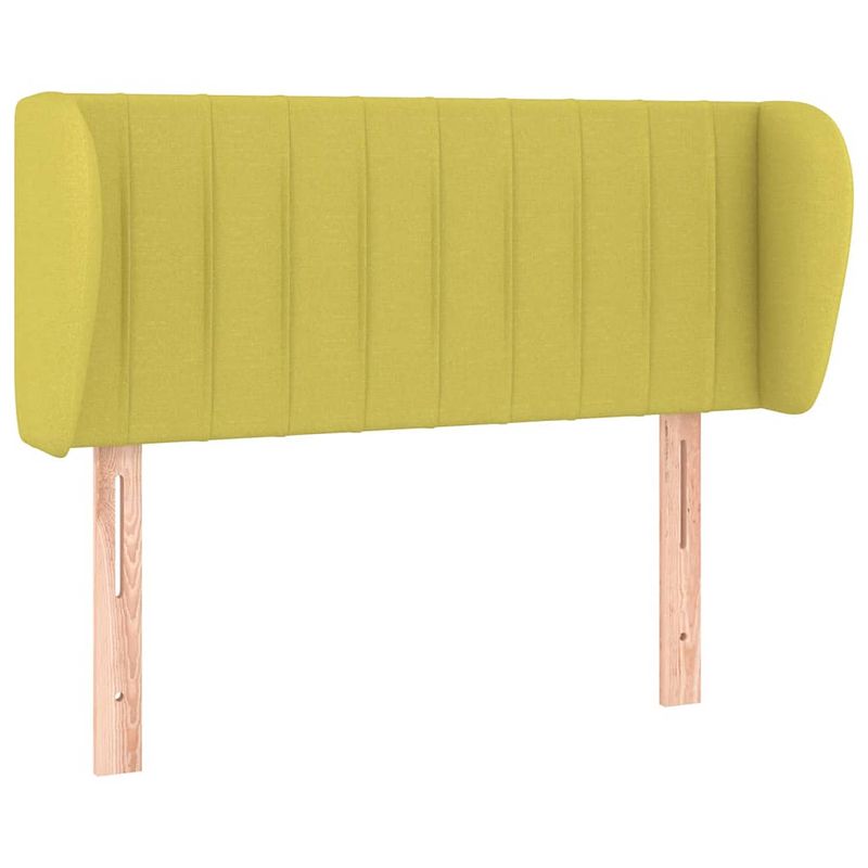 Foto van The living store hoofdbord - classic green - 103 x 23 x 78/88 cm - duurzaam materiaal