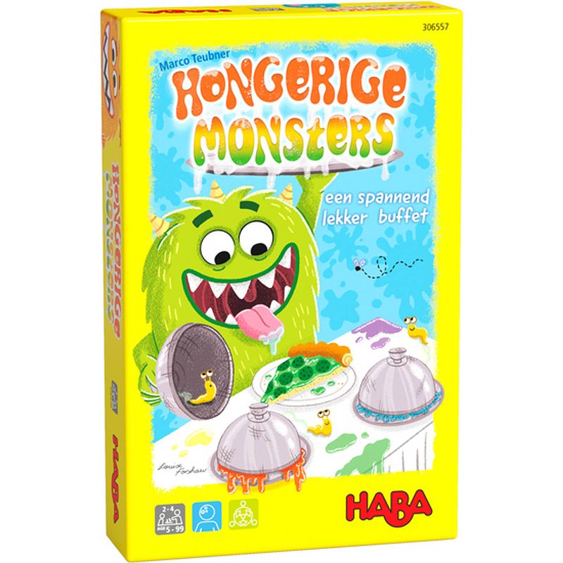 Foto van Haba !!! spel - hongerige monsters (nederlands) = duits 306554 - frans 306556