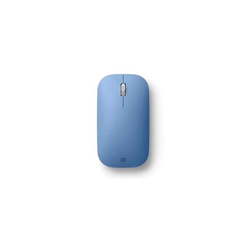 Foto van Microsoft modern mobile mouse draadloze muis bluetooth bluetrack saffier 3 toetsen