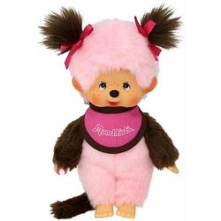 Foto van Monchhichi bicolor meisje roze - 20 cm