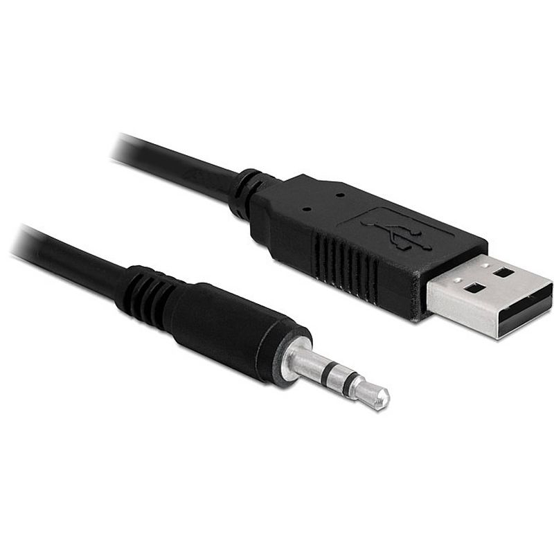 Foto van Delock usb naar 3,5mm jack serieel 1,8 meter