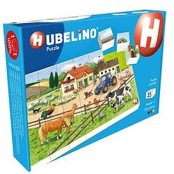Foto van Hubelino puzzel boerderij junior 26,5 x 18,2 cm 35 stukjes