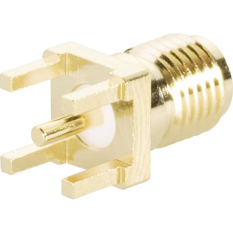 Foto van Tru components 1579414 sma-connector bus, inbouw verticaal 50 ω 1 stuk(s)