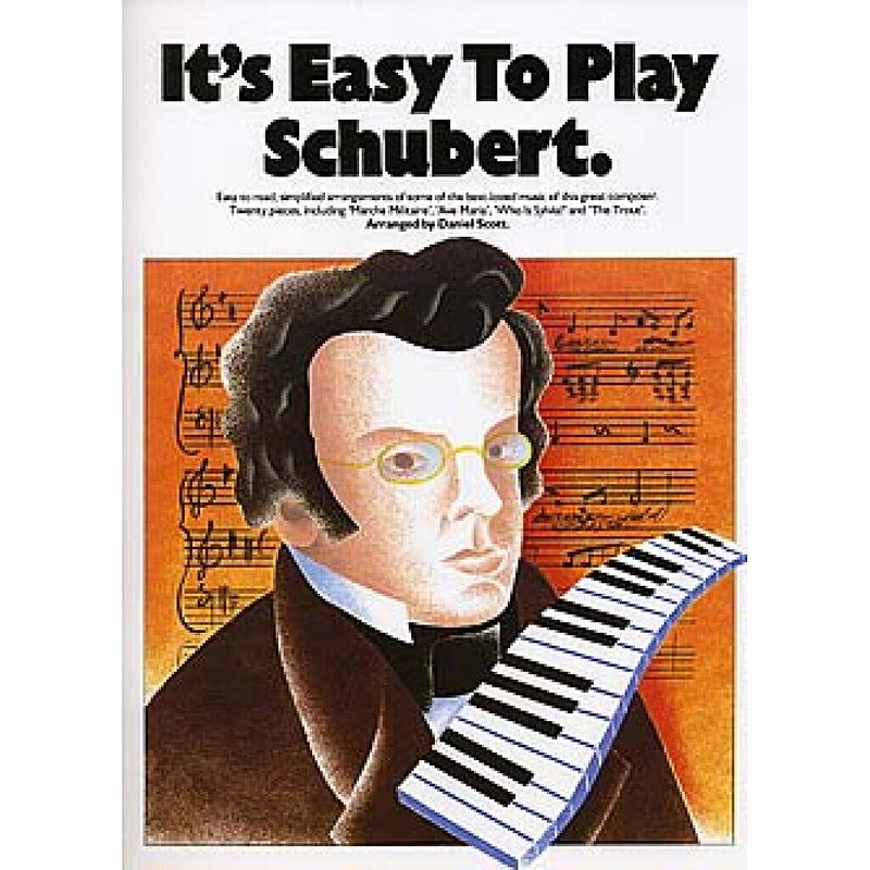 Foto van Hal leonard it'ss easy to play schubert pianoboek