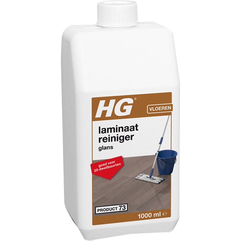 Foto van Hg laminaat glansreiniger - 1000 ml - 2 stuks