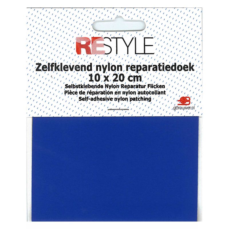 Foto van Restyle 015.79105 reparatiedoek nylon 10 cm x 20 cm zelfklevend