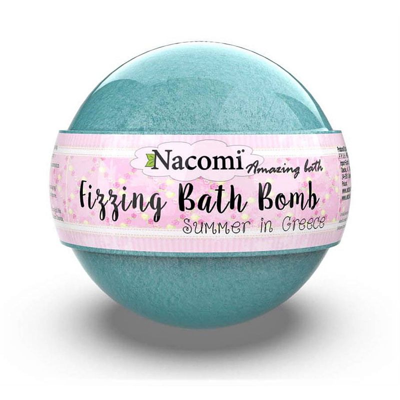 Foto van Nacomi fizzing bath bomb - summer in greece