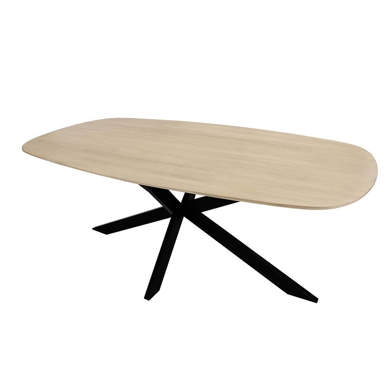 Foto van Kick eettafel dana - 240cm - naturel