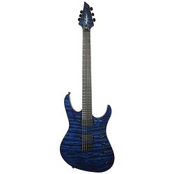 Foto van Jackson chris broderick soloist ht6 transparant blue eb