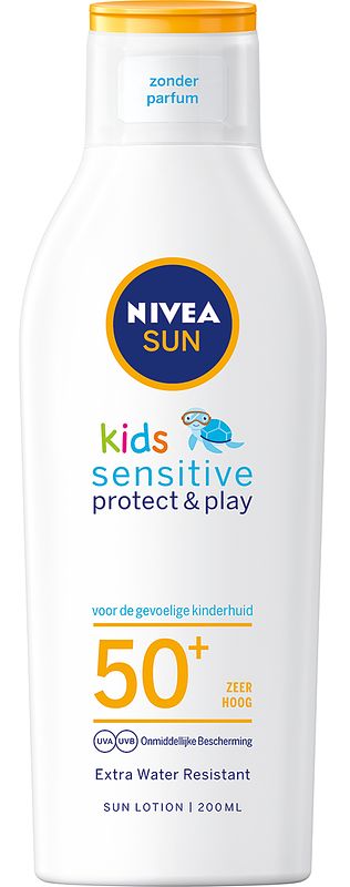 Foto van Nivea sun kids protect & sensitive zonnemelk spf50+