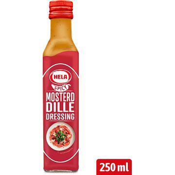 Foto van Hela spicy mosterddille dressing 250ml bij jumbo